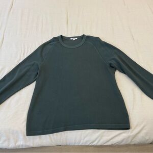Madewell Dark Green Crew Neck Sweater